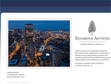 Tablet Screenshot of estabrookpartners.com